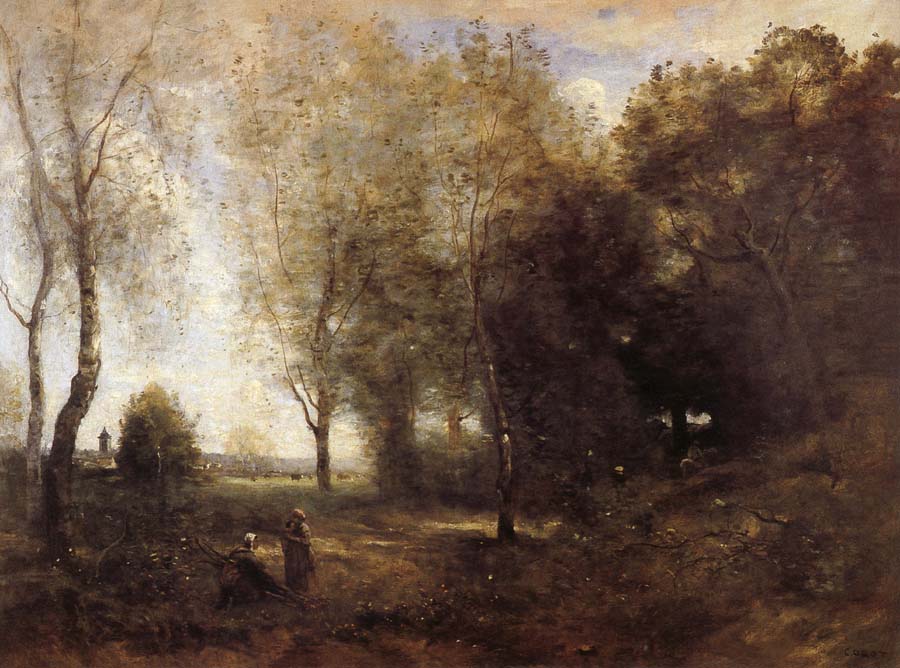 Corot Camille Les Bucheronnes